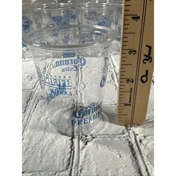 Corona Modelo Plastic Drinking 7oz Big Shot Glass Cup Lot 10 Disposable NEW - Picture 7 of 8